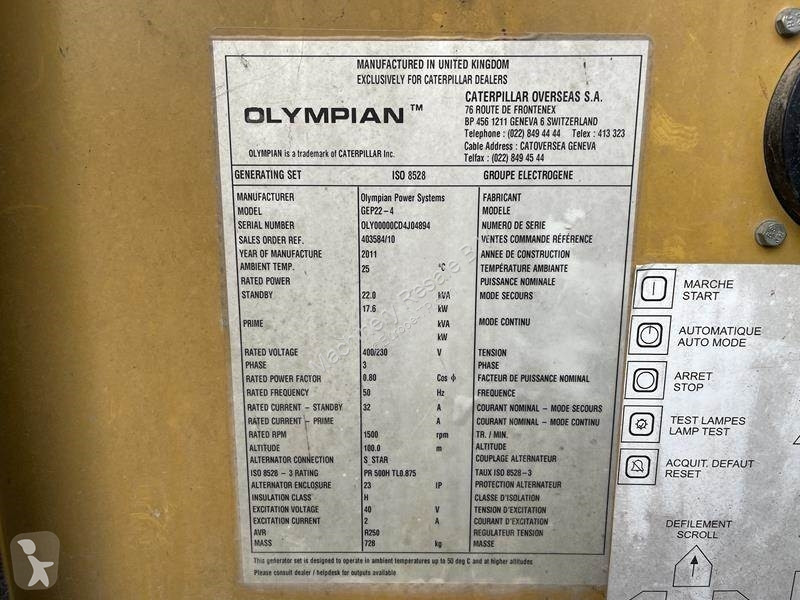 Materiaal voor de bouw Olympian GEP 22 - 4