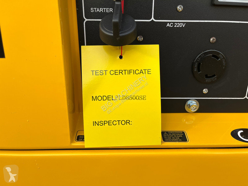 Mezzo da cantiere  8 kVA generator - PLD8500SE