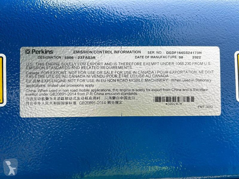 Entreprenørmaskiner FG Wilson P900-1 - 900 kVA...