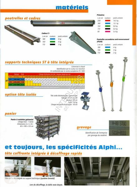 Utilaje de santier   Coffrage de Plancher...