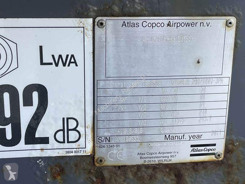 Entreprenørmaskiner Atlas Copco QAS 80