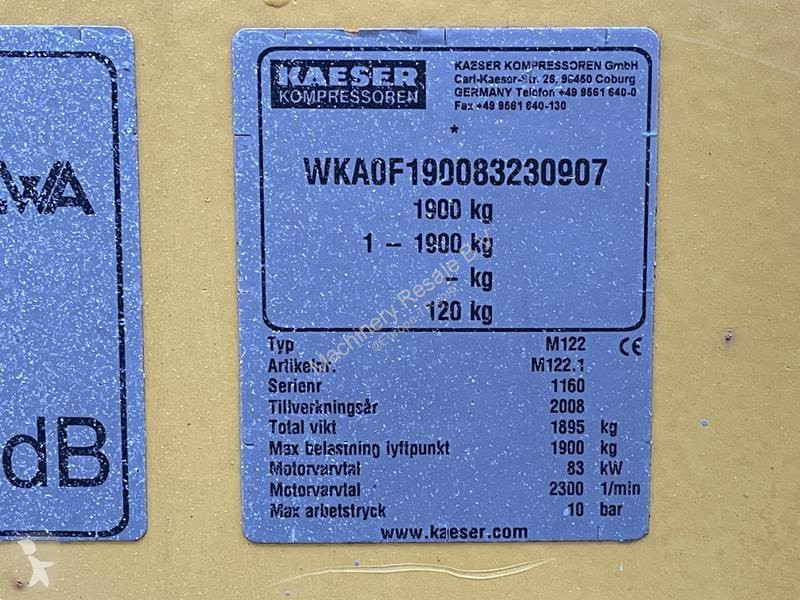 Material de obra Kaeser M 122 - N