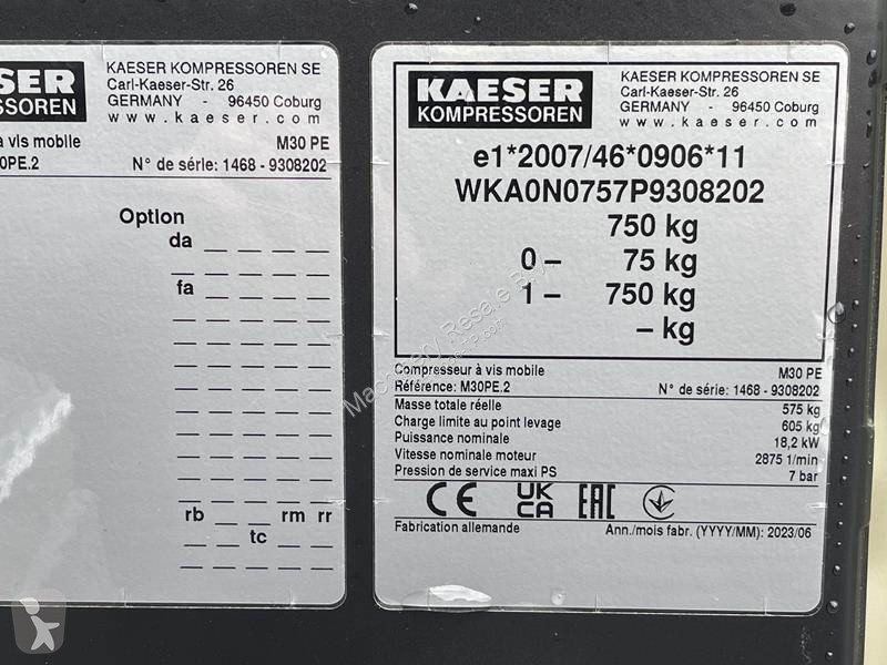 Materiaal voor de bouw Kaeser M 30 - N