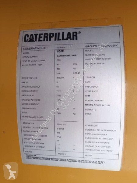 آلة لمواقع البناء Caterpillar 550F