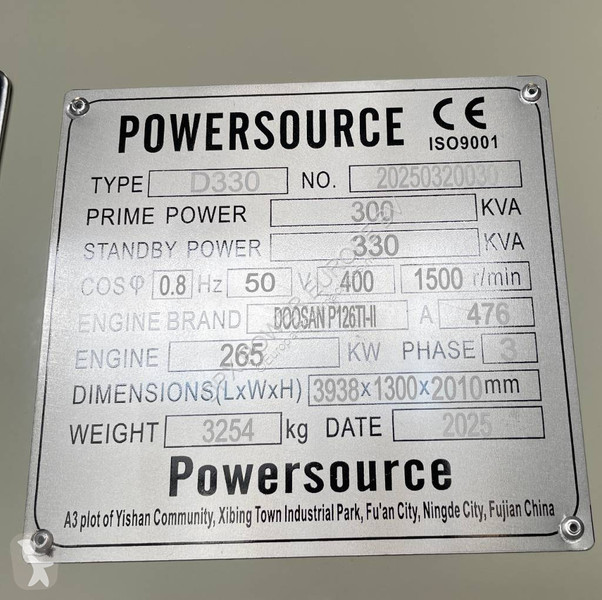 Materiaal voor de bouw Doosan P126TI-II - 330...