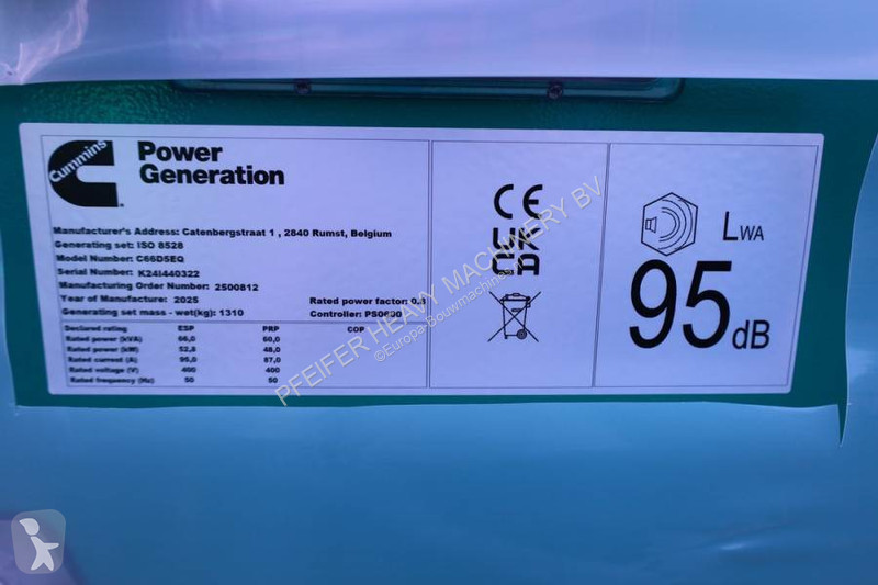 Materiaal voor de bouw Cummins C66D5EQ...