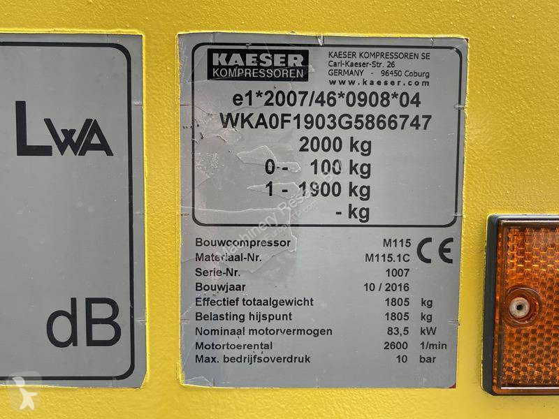 Materiaal voor de bouw Kaeser M 115 - N