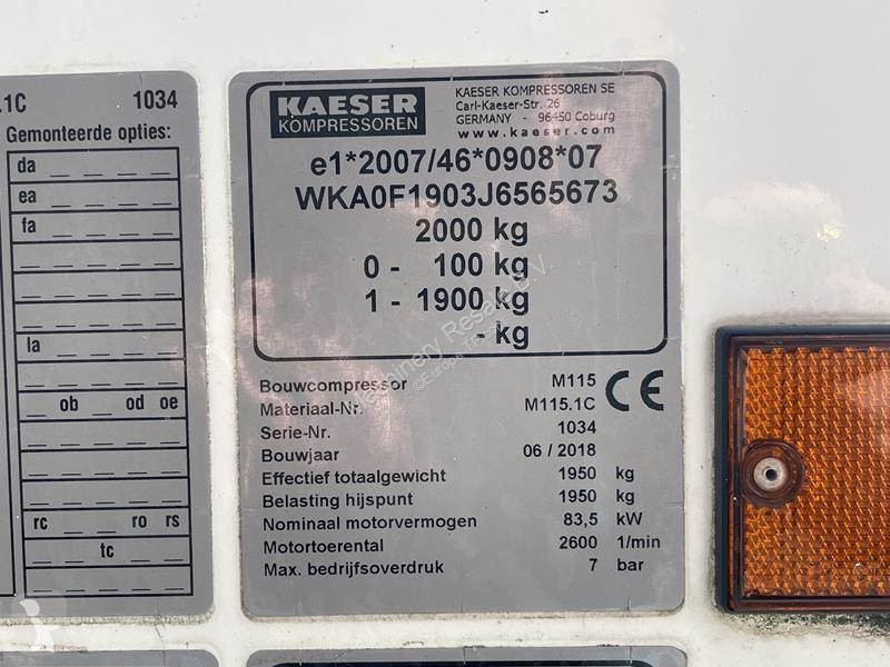 Material de obra Kaeser M 115 - N