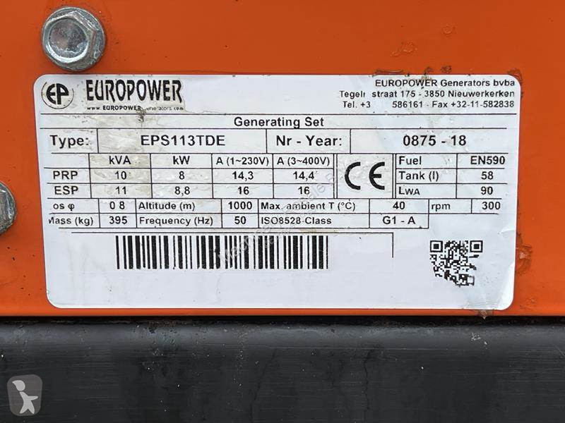 Materiaal voor de bouw Europower EPS 113 TDE