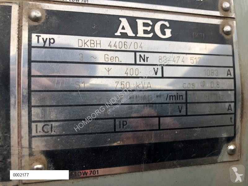 Materiaal voor de bouw AEG 750 kVA dubbel...