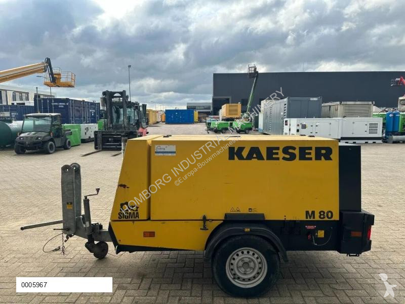 Entreprenørmaskiner Kaeser M80 Kubota 8.1 m3 /...