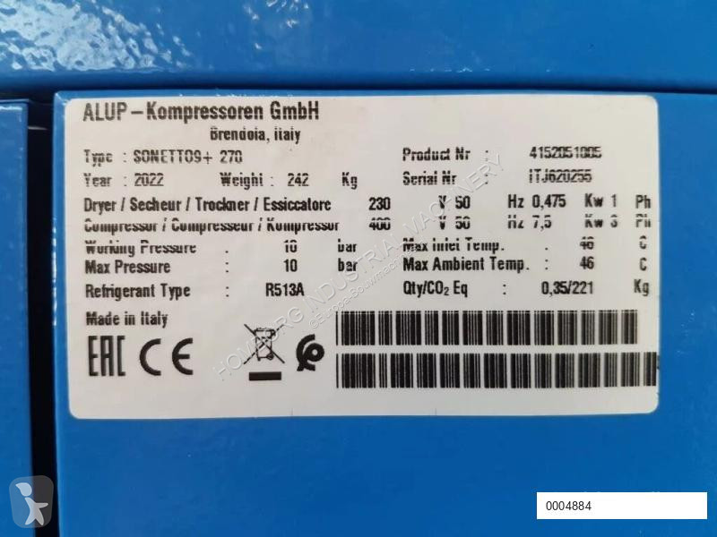 Material de obra Alup Kompressoren Sonetto 9+...