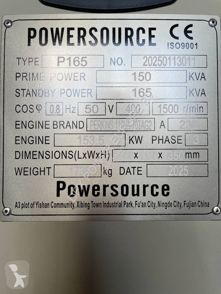 Строительное оборудование Perkins 1106A-70TAG2...