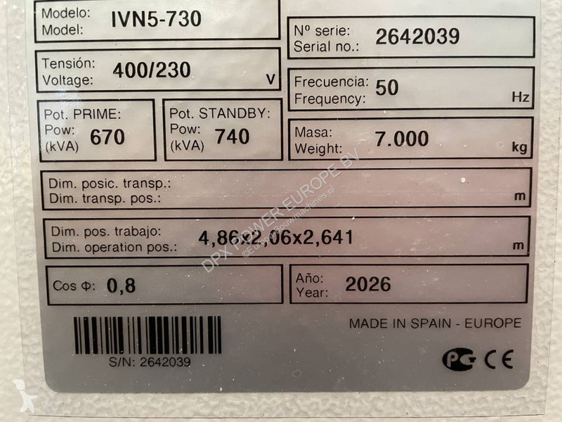 Stavebný stroj Volvo TWD1683GE - 740 kVA Stage...