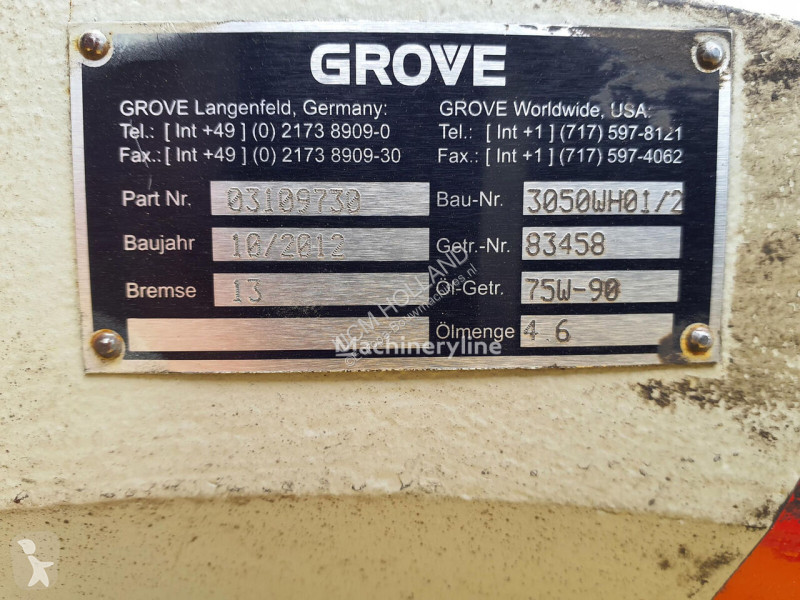 Matériel de chantier Grove