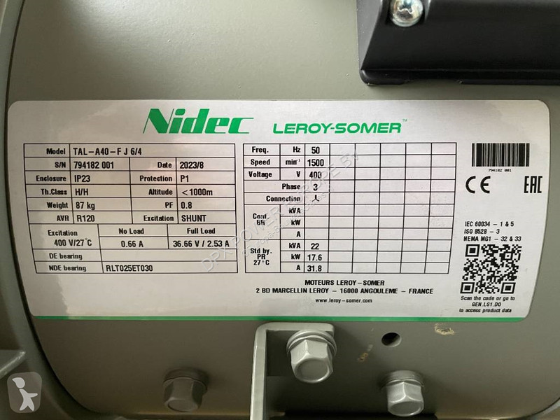Stavebný stroj Leroy somer TAL-A40-FJ 6/4 - 22...
