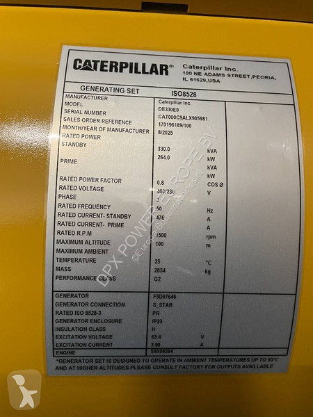 Stavebný stroj Caterpillar DE330E0 - C9 - 330...