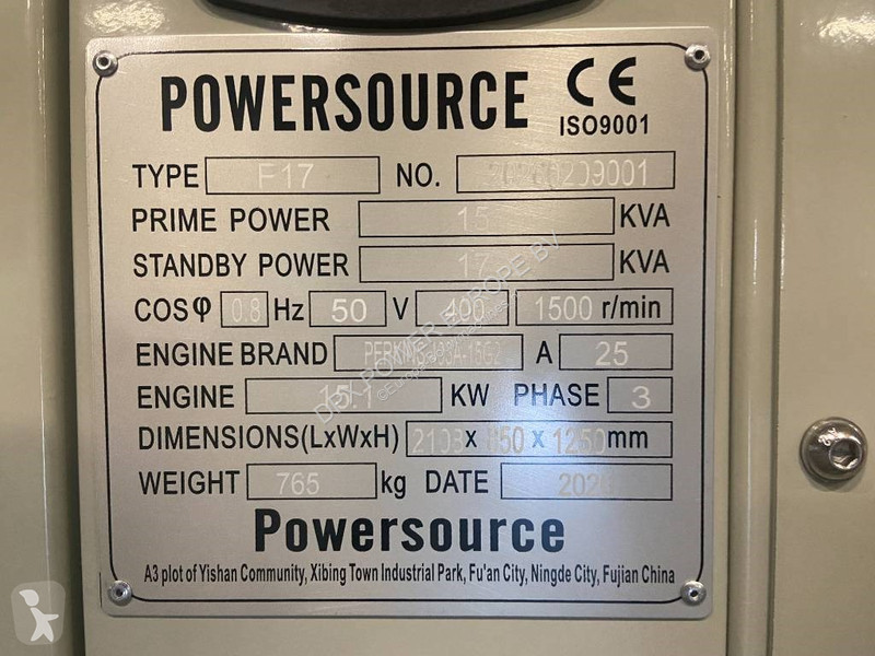 Строительное оборудование Perkins 403A-15G2 -...