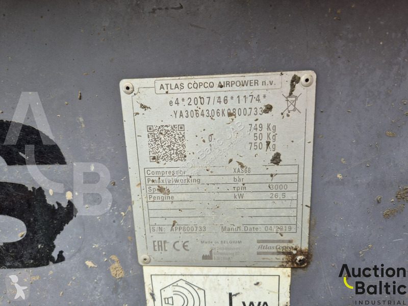 Utilaje de santier Atlas Copco XAS 68