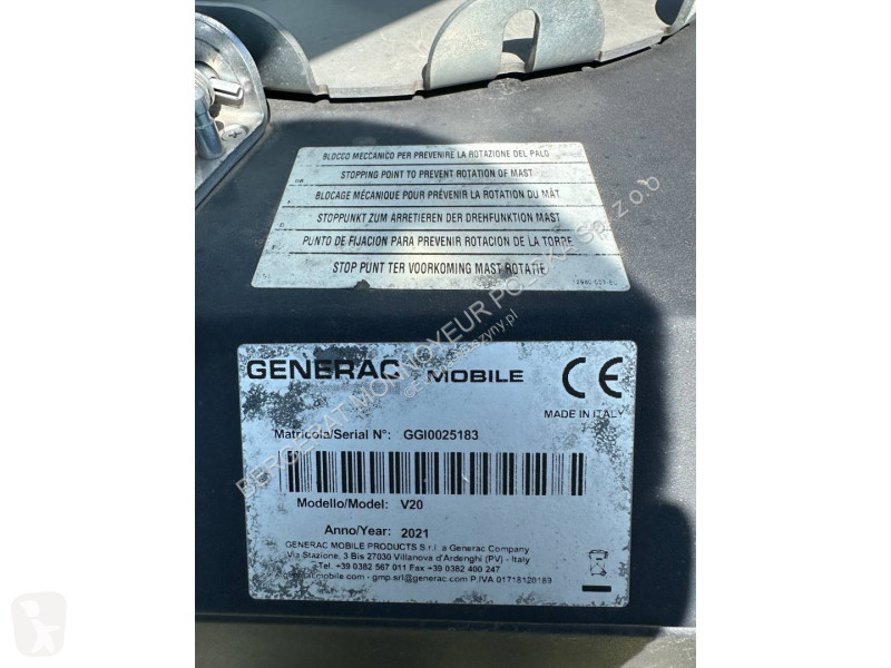 Materiaal voor de bouw Generac V20