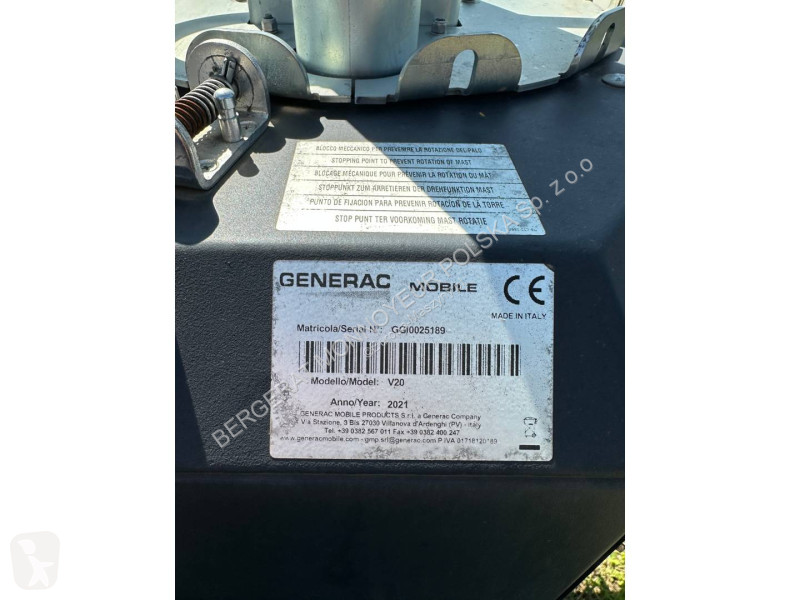 Materiaal voor de bouw Generac V20