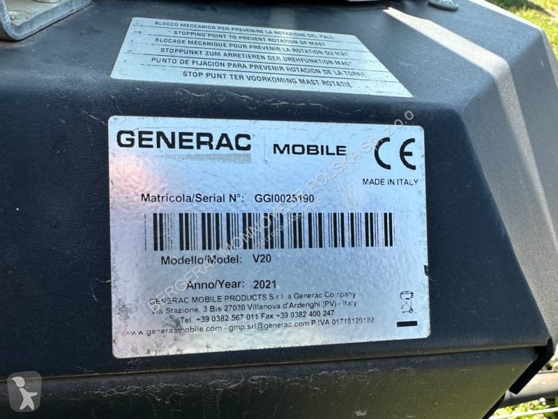 Будівельне обладнання Generac V20