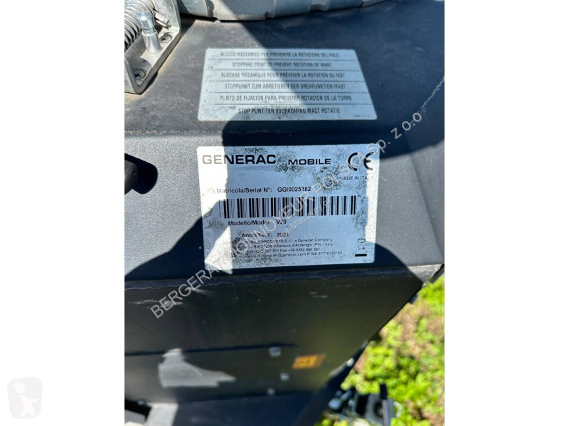Будівельне обладнання Generac V20
