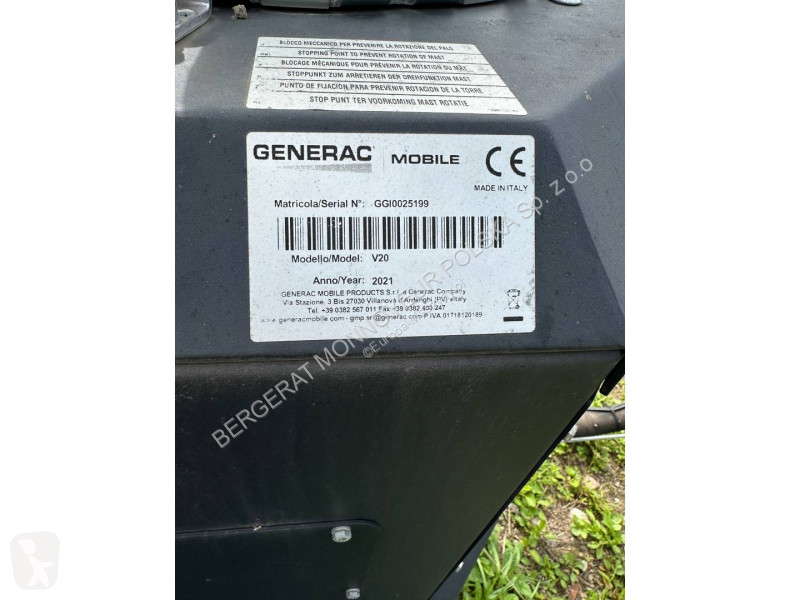 Будівельне обладнання Generac V20