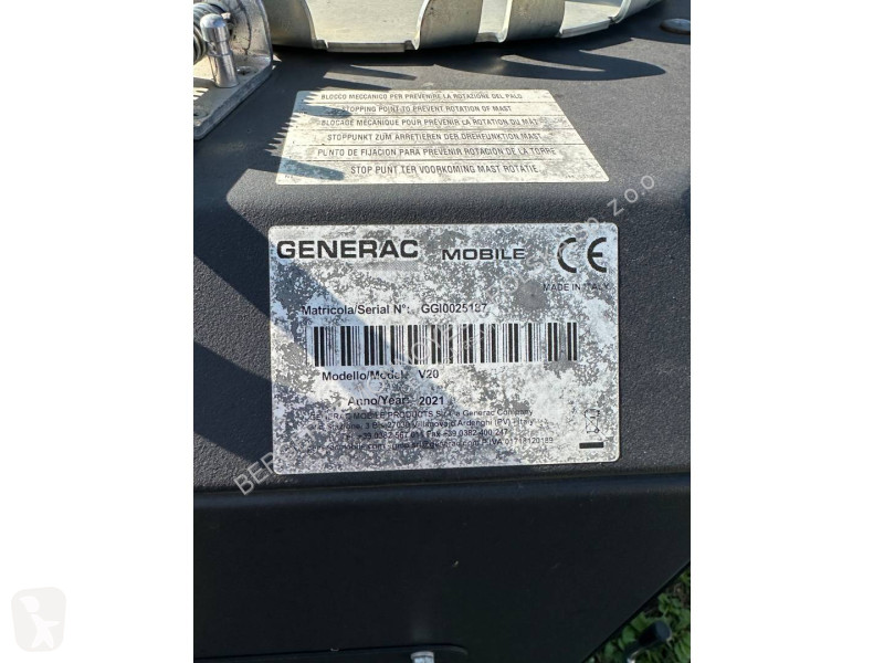 Generac V20 construction