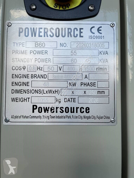 Utilaje de santier  4M06G55/5 - 60 kVA...
