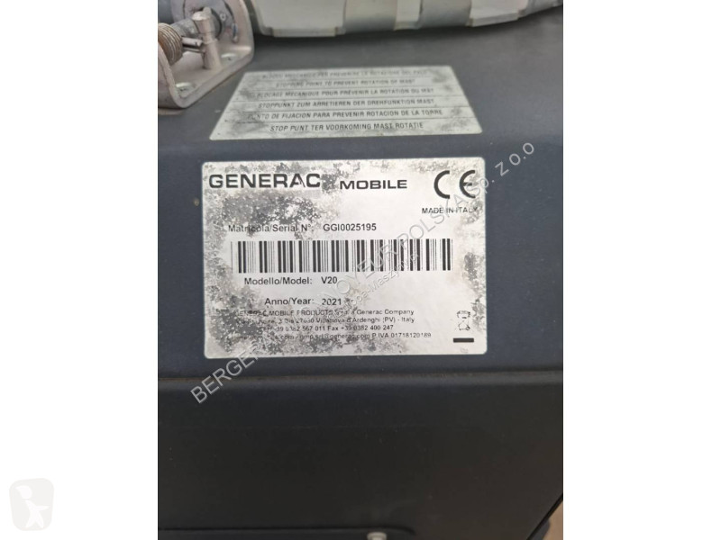 Material de obra Generac V20