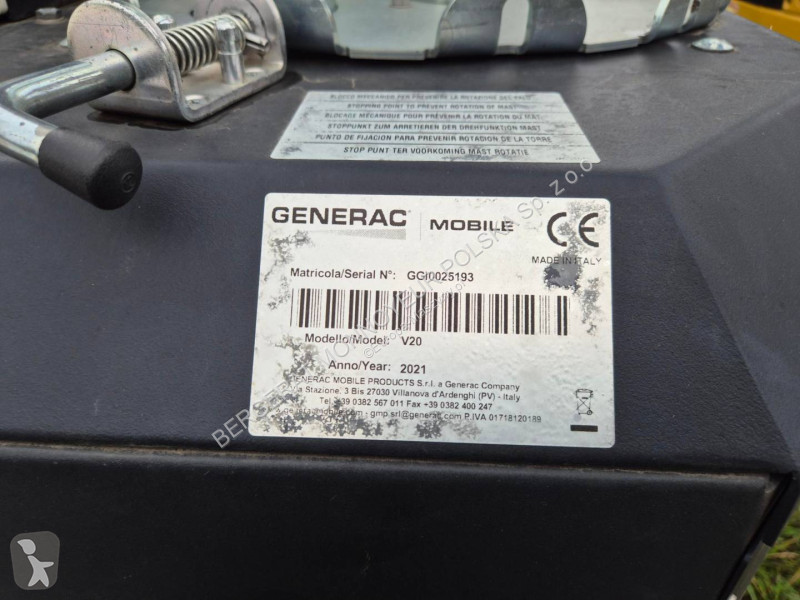 Vägbyggmaterial Generac V20