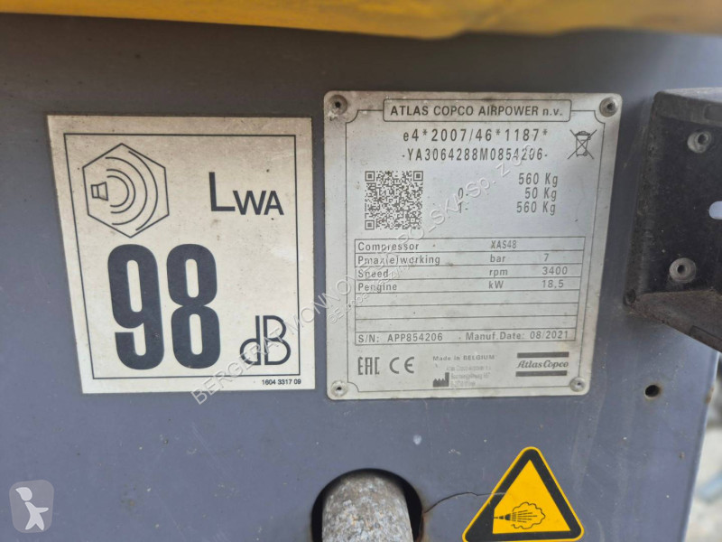 Vägbyggmaterial Atlas Copco XAS48