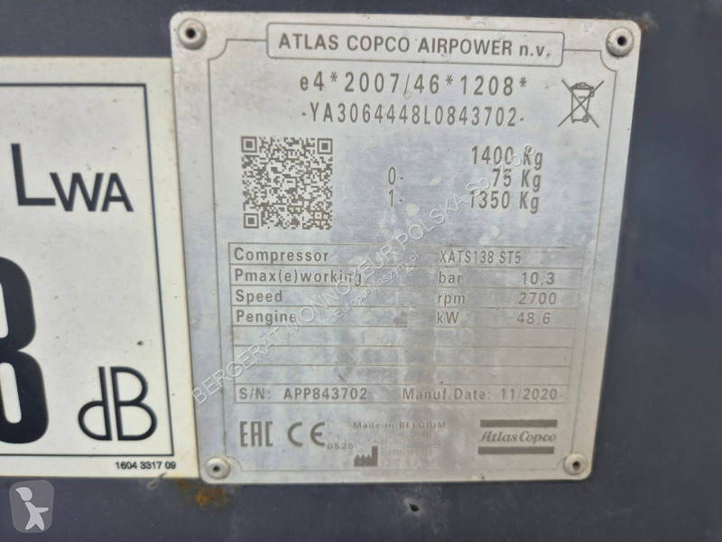 Vägbyggmaterial Atlas Copco XATS138