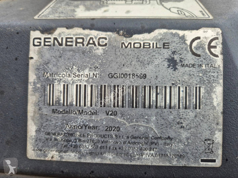 Vägbyggmaterial Generac V20