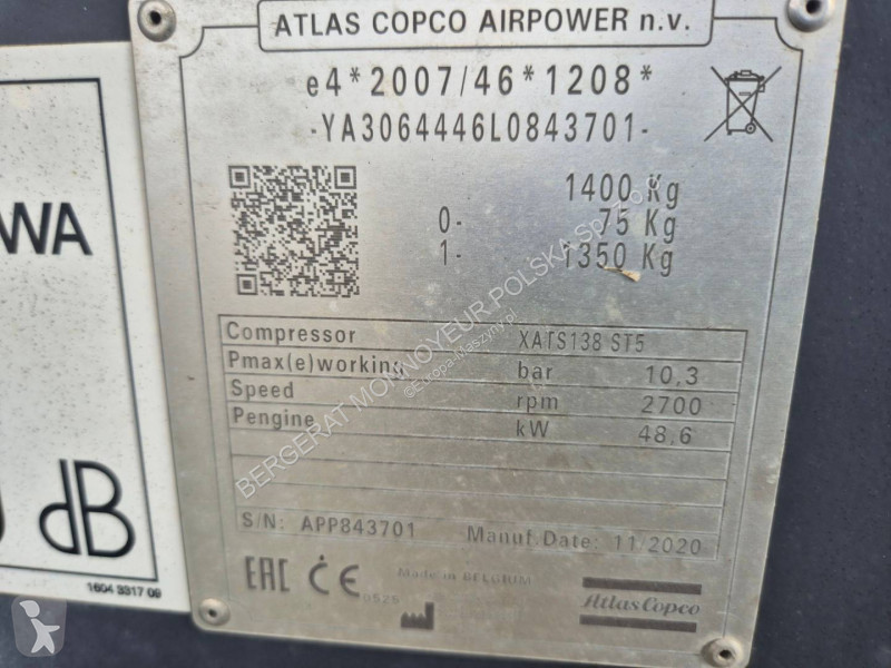 Vägbyggmaterial Atlas Copco XATS138