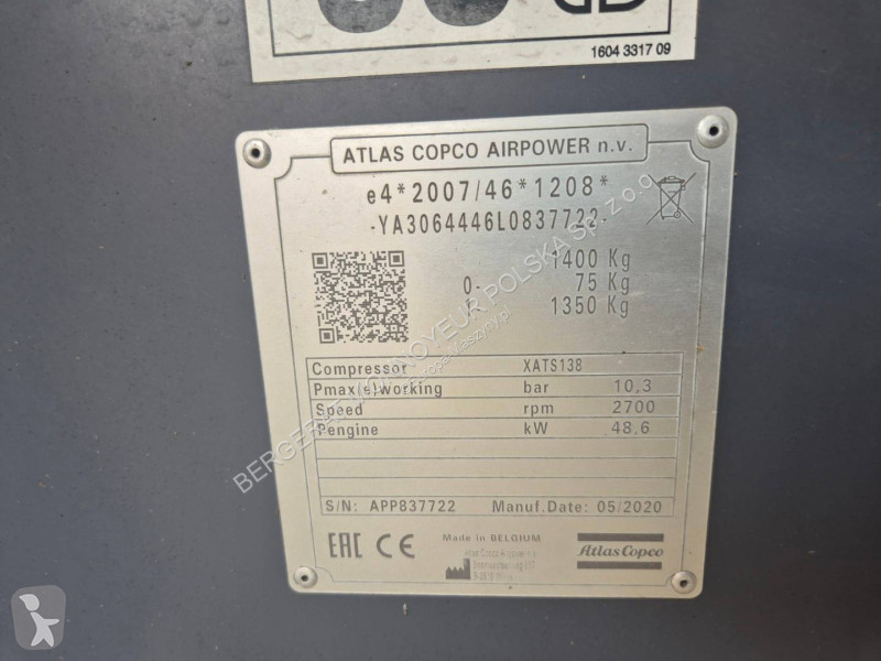Vägbyggmaterial Atlas Copco XATS138