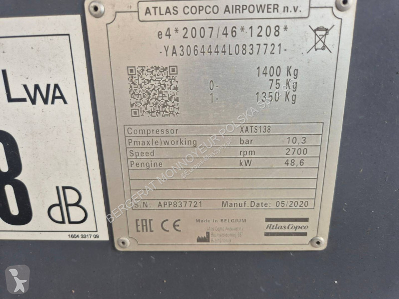 Vägbyggmaterial Atlas Copco XATS138