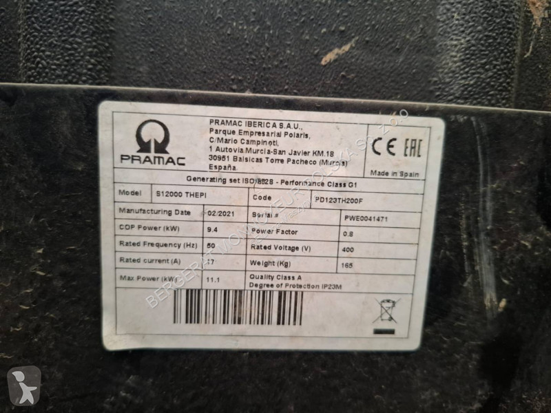 Vägbyggmaterial Pramac S12000
