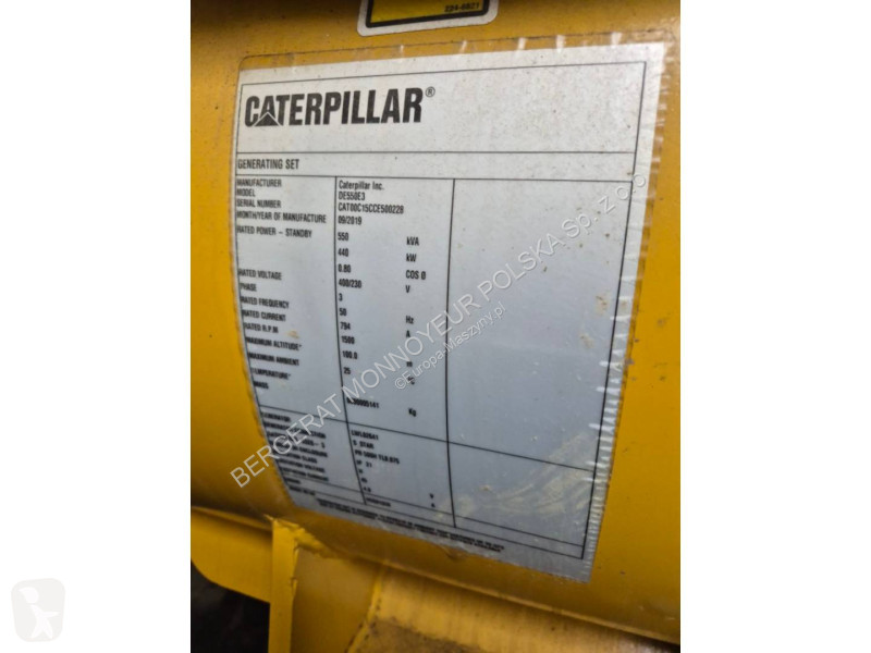 Vägbyggmaterial Caterpillar DE550E3
