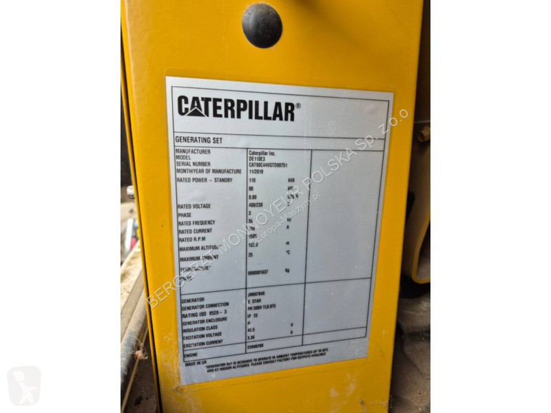 Vägbyggmaterial Caterpillar DE110E3