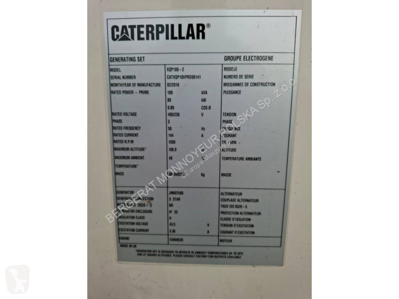 Vägbyggmaterial Caterpillar XQP100