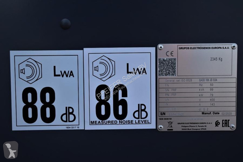 Stavební vybavení Atlas Copco QAS5 100 JD S3A...