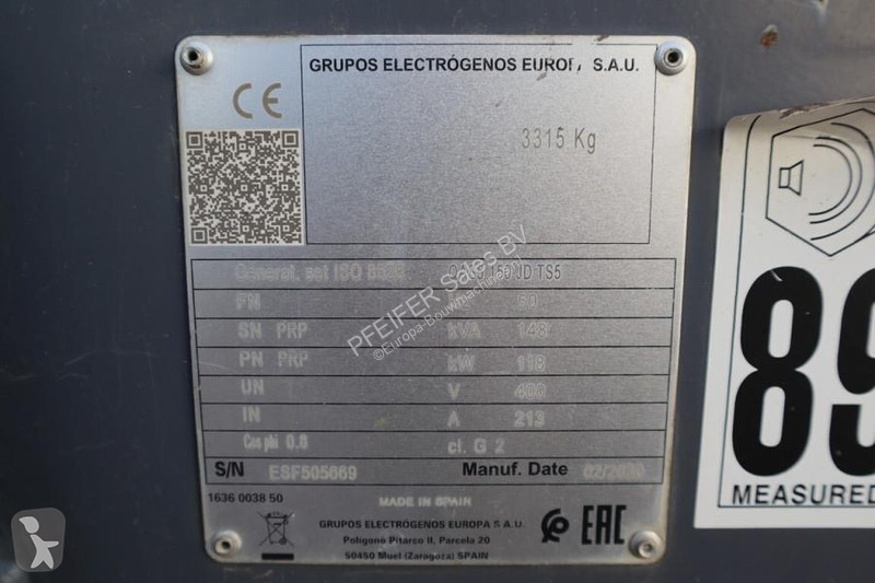 Material de obra Atlas Copco QAS5 150 Valid...