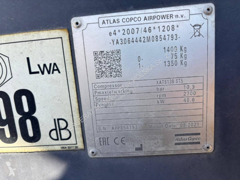 آلة لمواقع البناء Atlas Copco XATS138