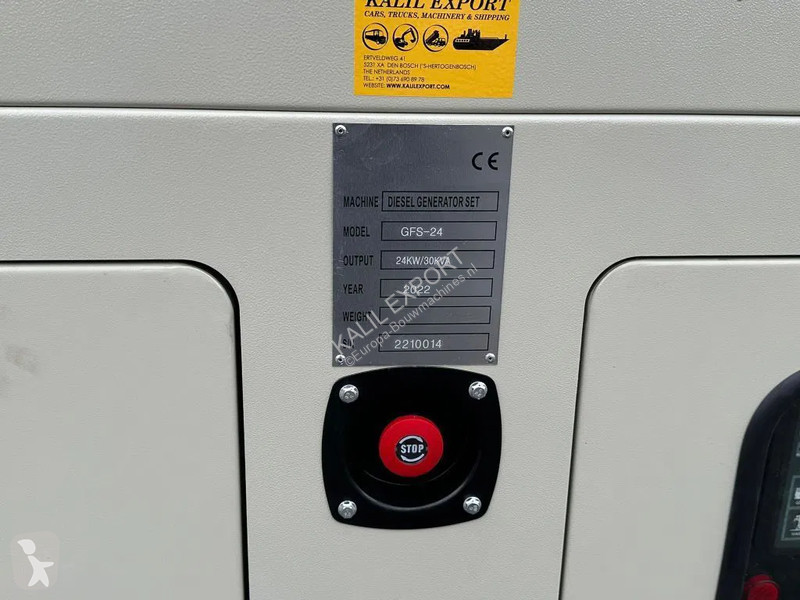Entreprenørmaskiner Ricardo 30 KVA (24KW)...