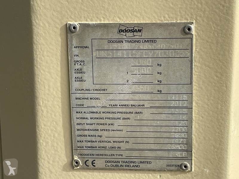 Matériel de chantier Doosan 14 / 115 - N