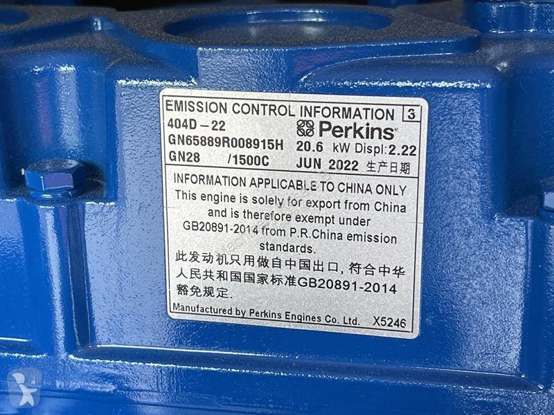 Materiaal voor de bouw FG Wilson P 22 - 6