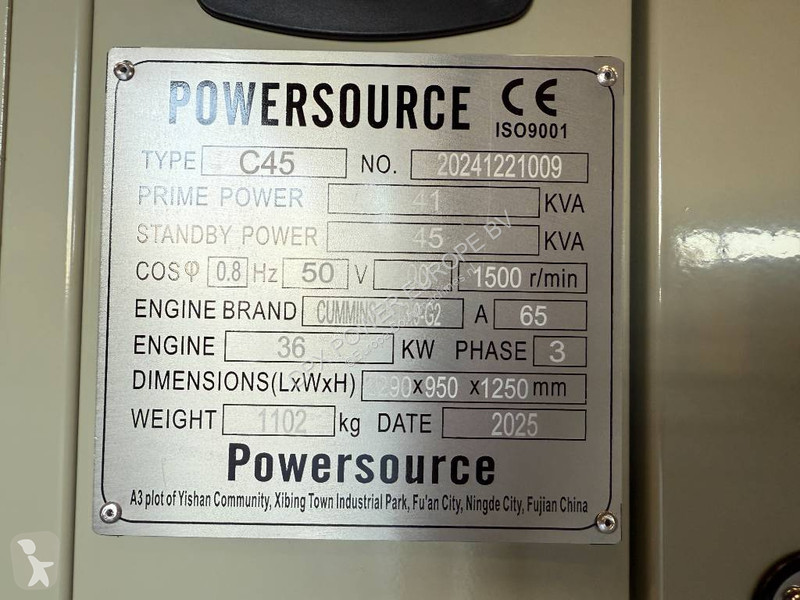 Materiaal voor de bouw Cummins 4BT3.9-G2 - 45...