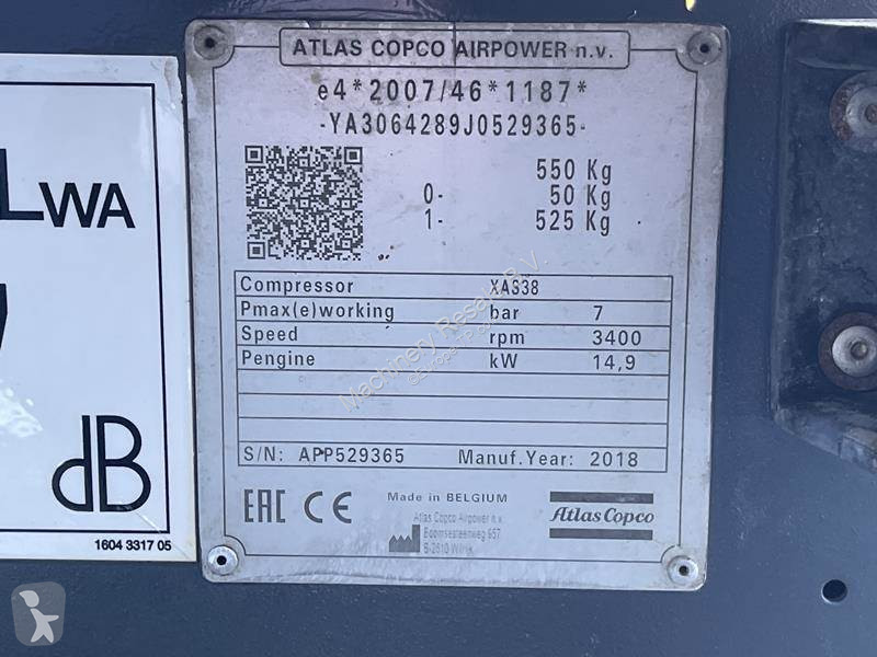 Entreprenørmaskiner Atlas Copco XAS 38 KD